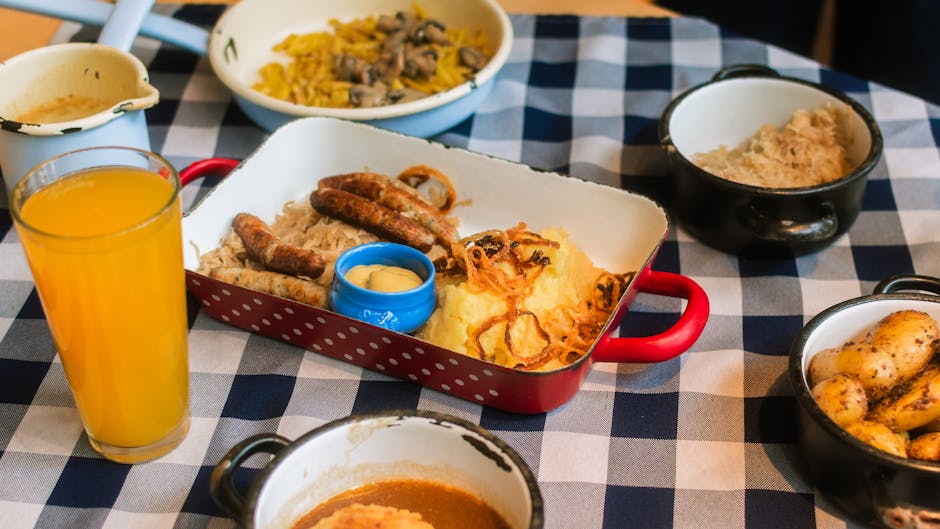 Karamellisert polsk pølse i søt saus