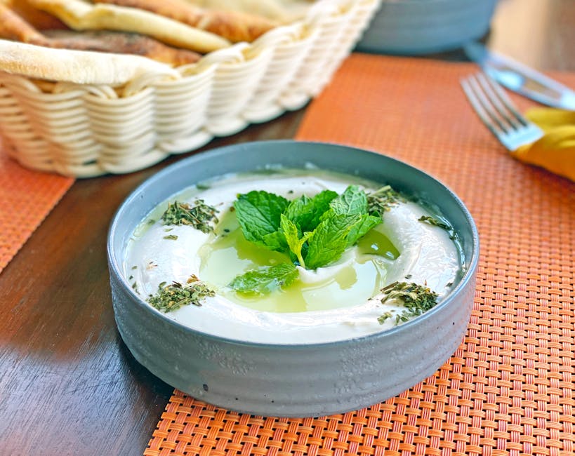Tzatziki-saus (Yoghurtdip med agurk)