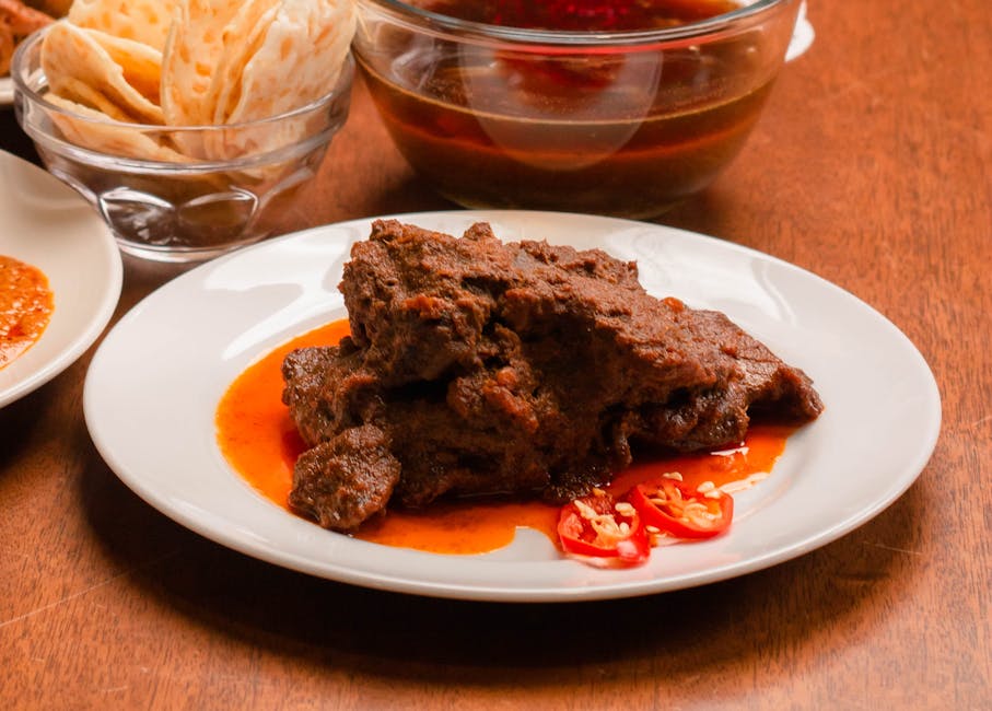 Krydret langtidskokt chili med storfekjøtt