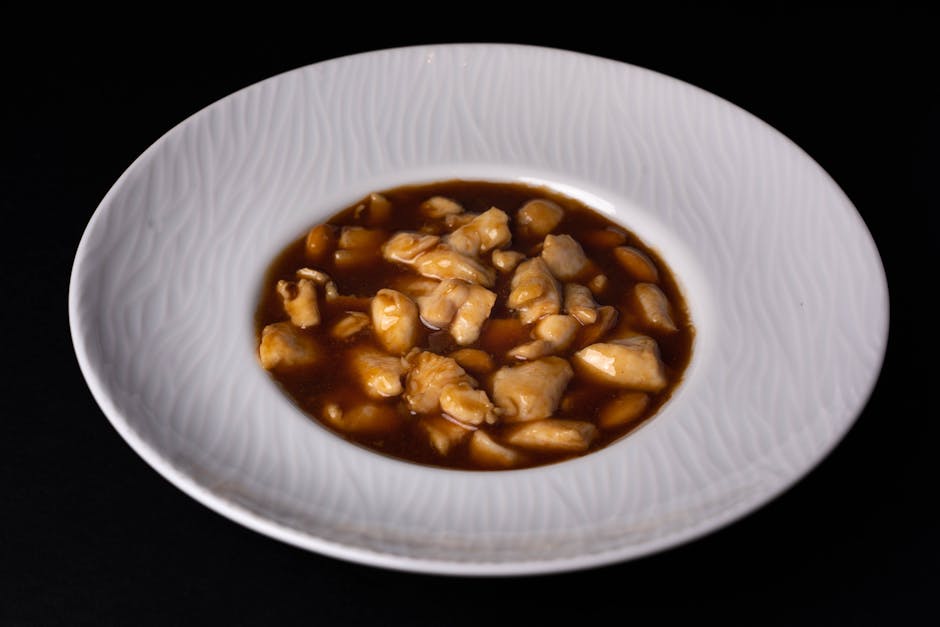 Kylling med mandler og sitronsaus