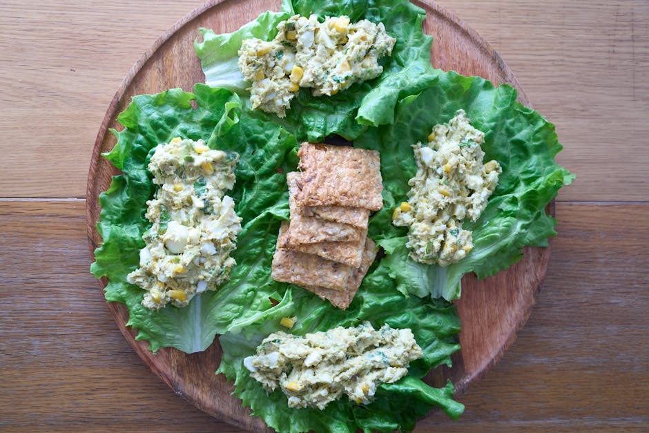 Nesten eggefri "eggerøre"-salat med tofu