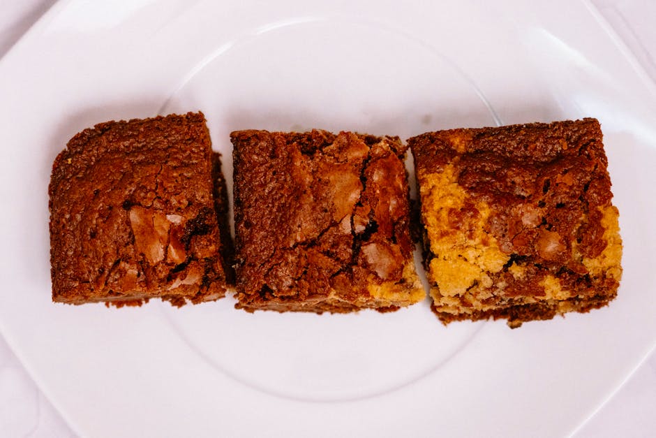 Peanøttsmør-brownies med sjokolade