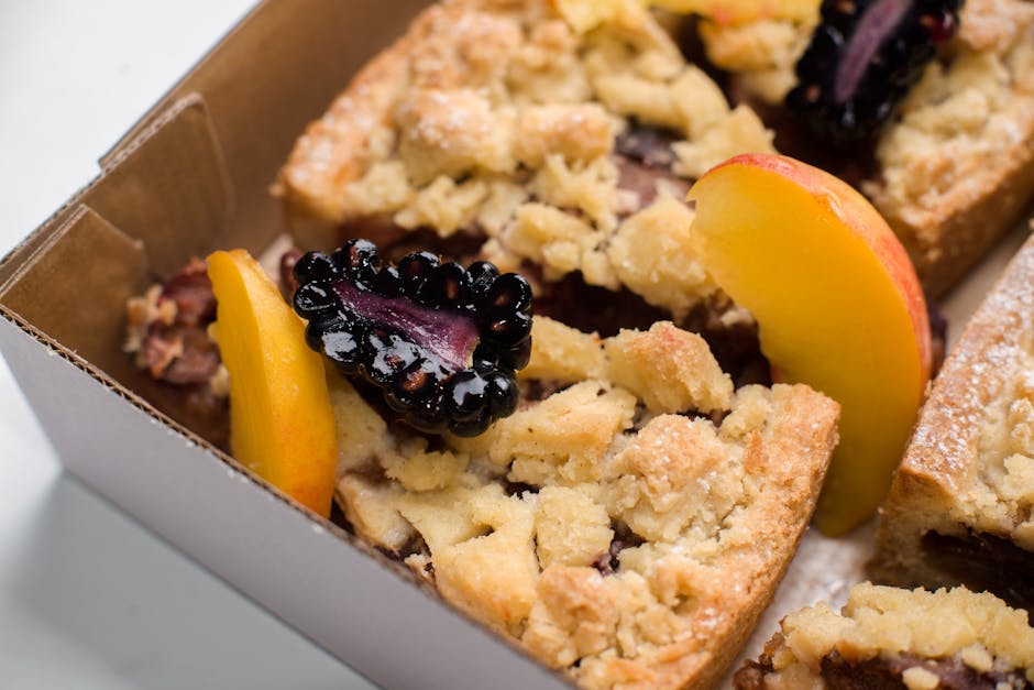 Saftige bærsmuldrekaker