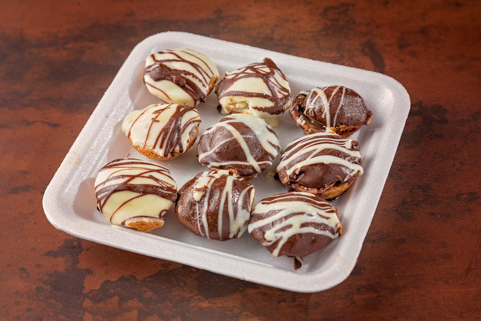 Kremboller med sjokolade