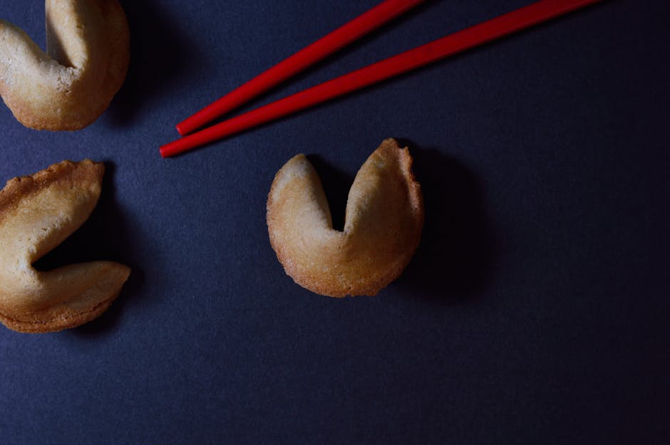 Hjemmelagde fortune cookies