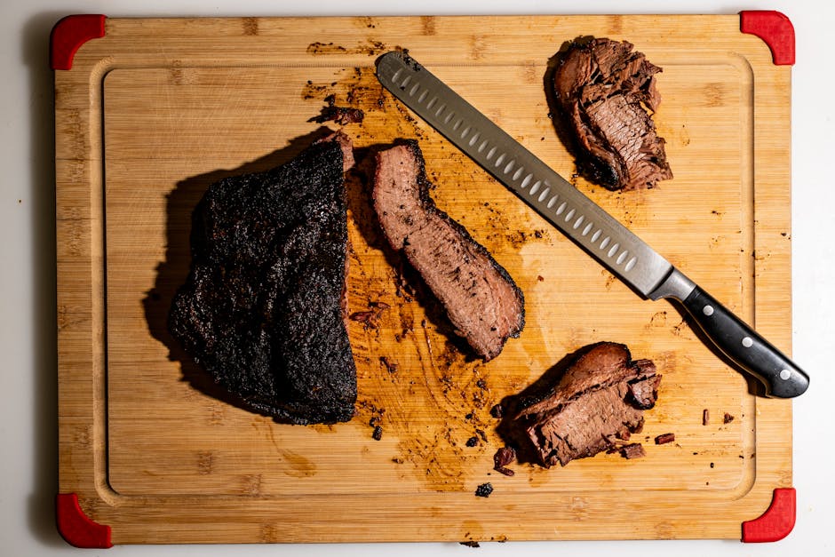 Ovnsbakt oksebryst med cola og løksuppe