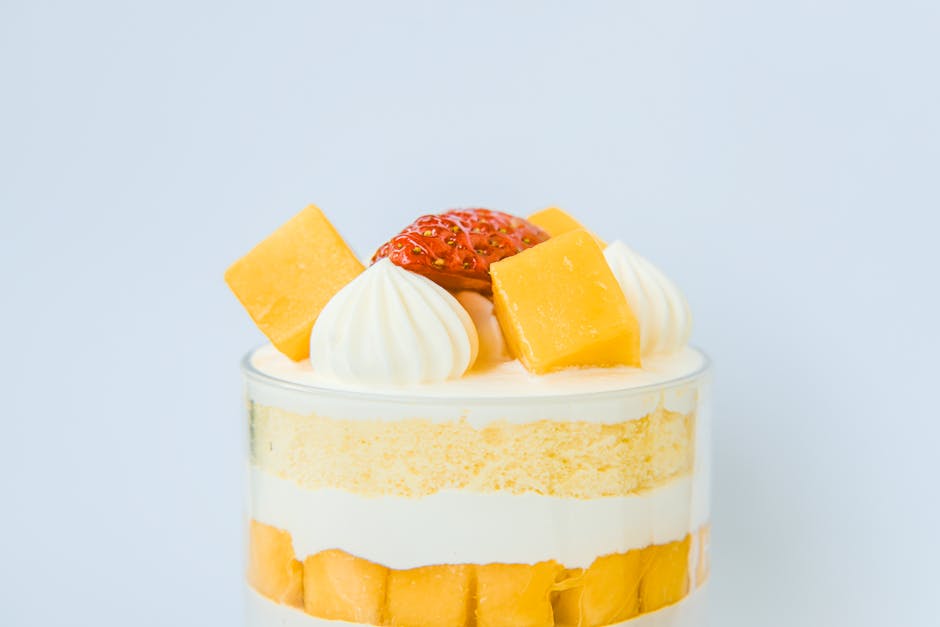 Kremet banantrifle med vaniljekjeks