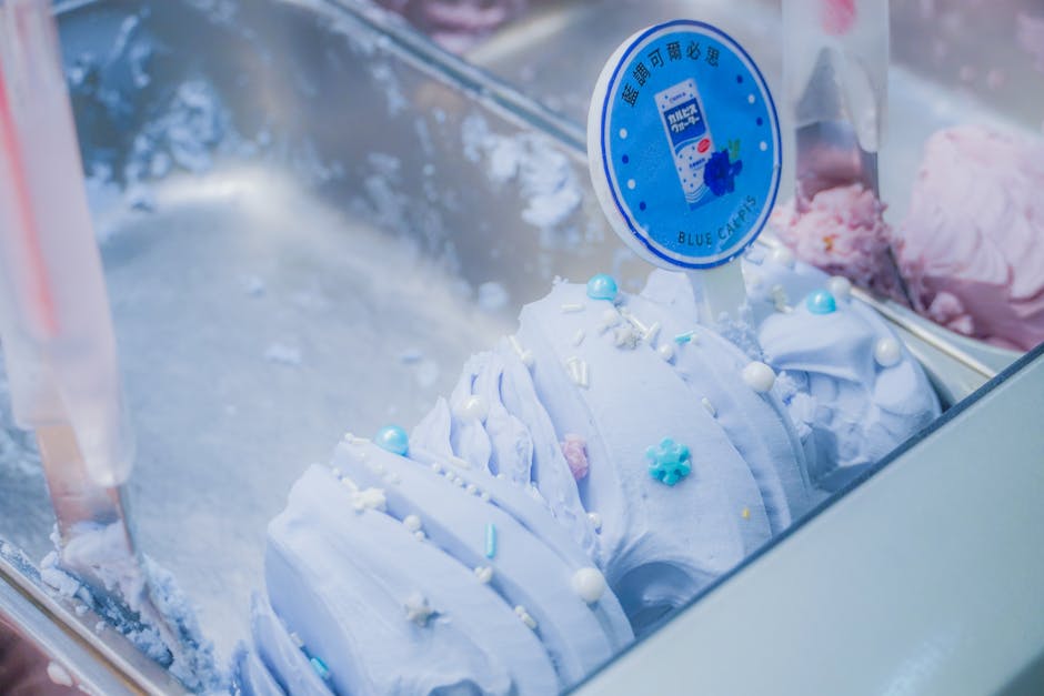 Blåbær ostekakeiskrem