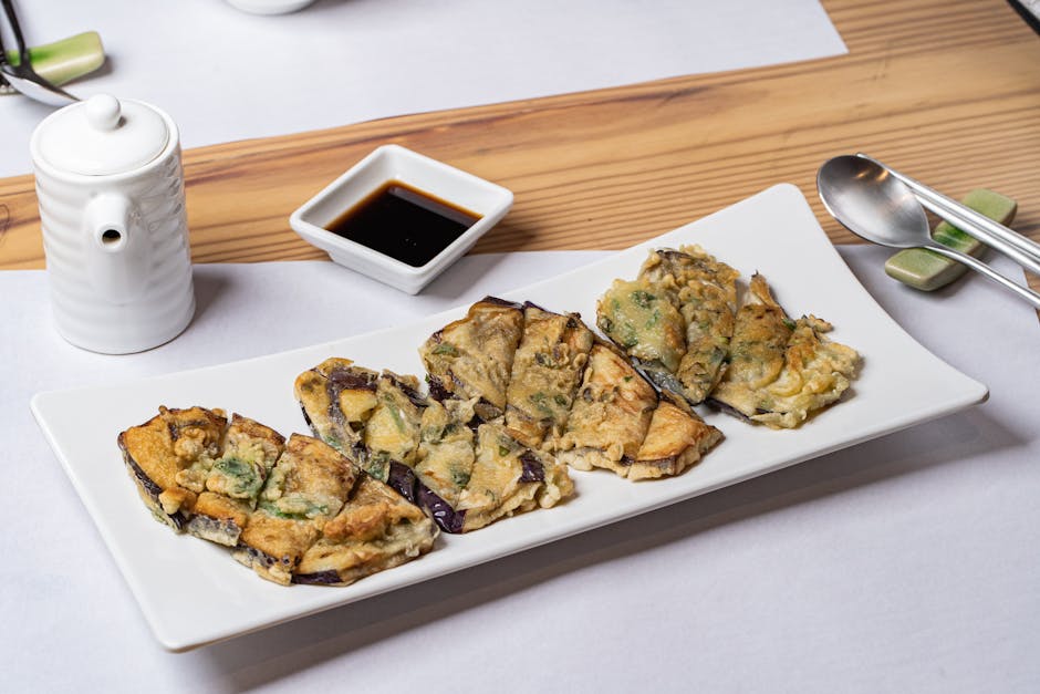 Stekt aubergine med safransaus