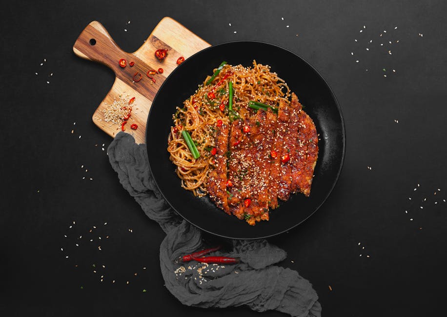 Grillet kylling med chili, basilikum og sesam