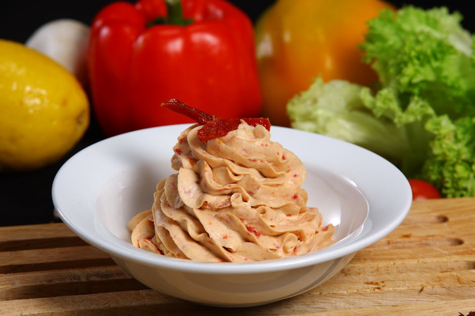 Kremet fem-pepper hummus