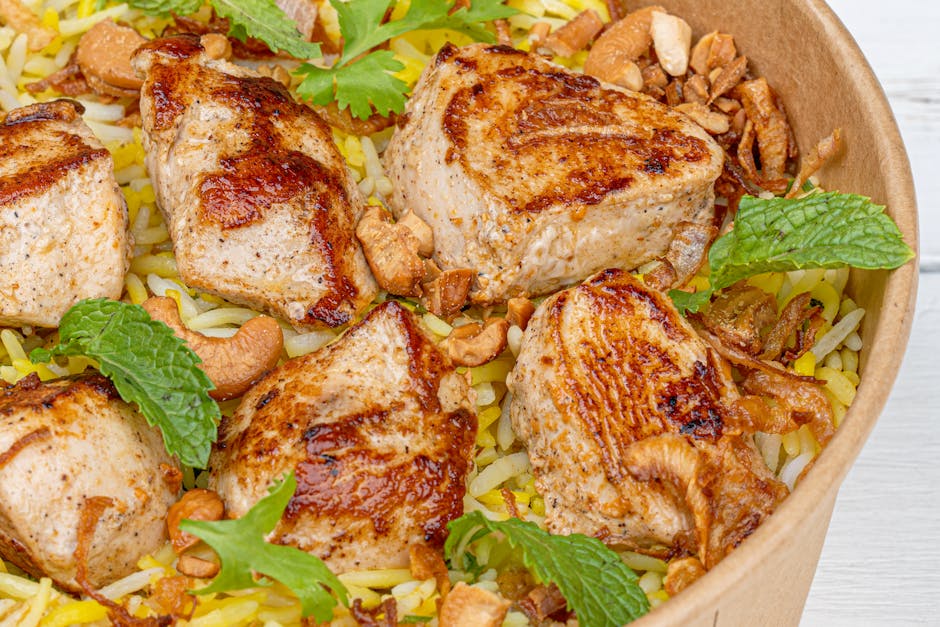 Kremet kylling- og risgrateng med kjeks