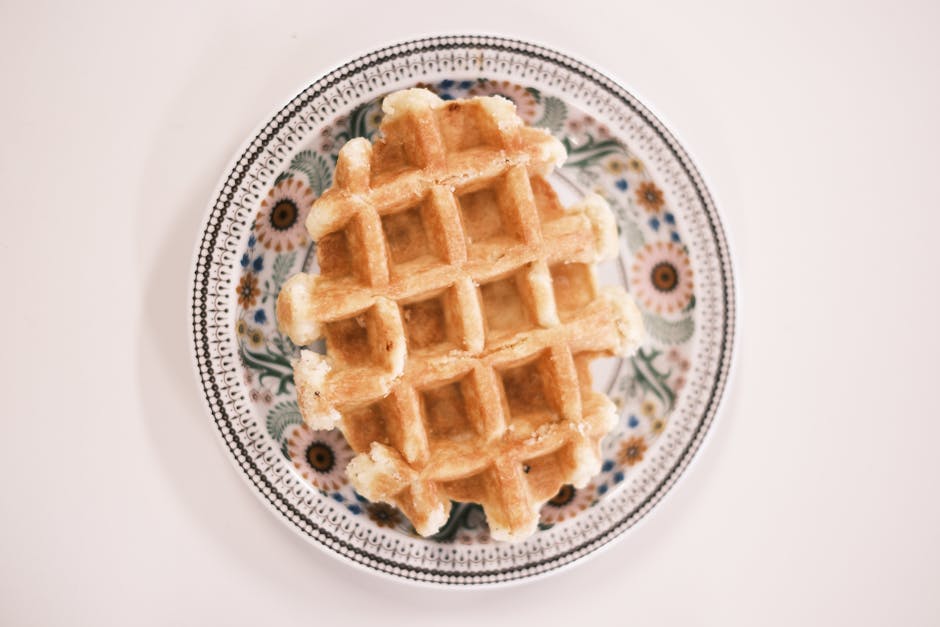 Belgiske vafler med kanel