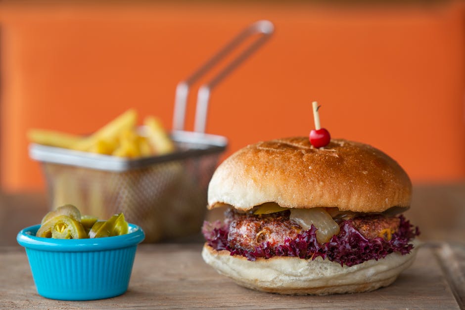 Kremost- og jalapeñohamburgere med fyll