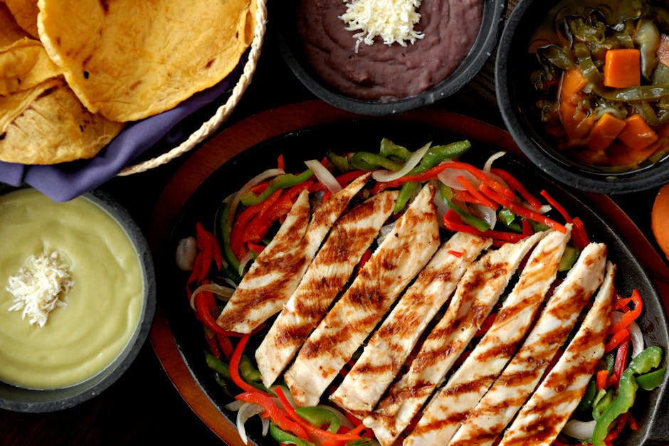 Kyllingfajitas med paprika og løk