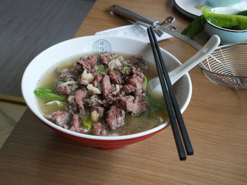 Kjøttdeigsuppe med orzo og grønnsaker