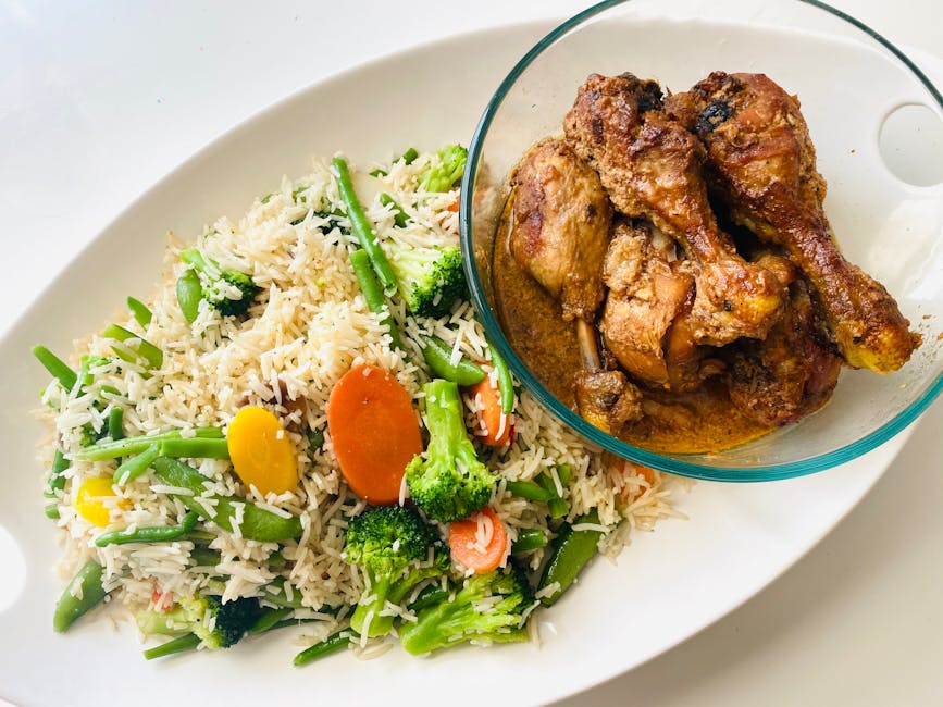 Appelsinkylling med adobo og grønnsaker