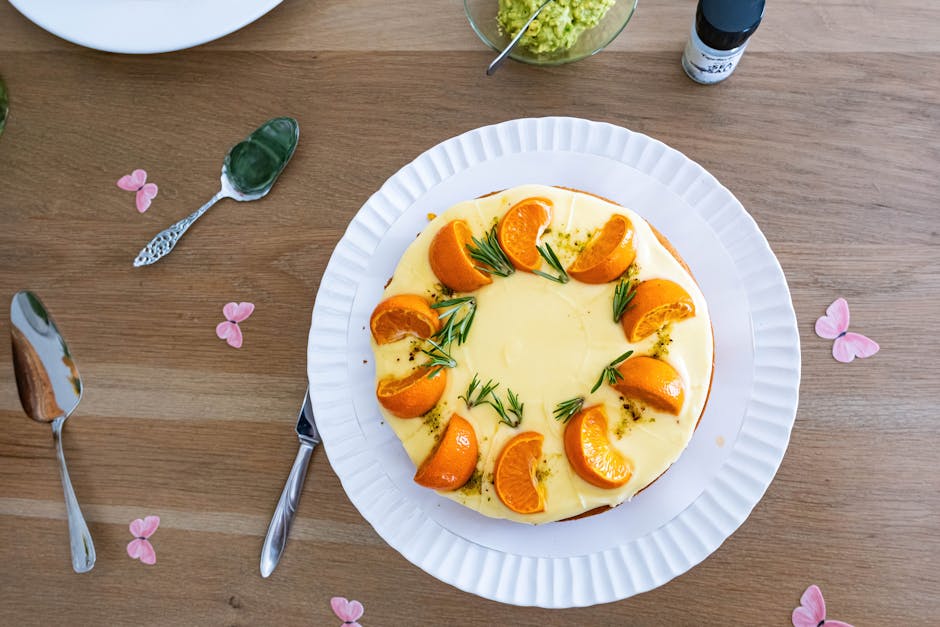 Gulloransjefrosting med sitrus