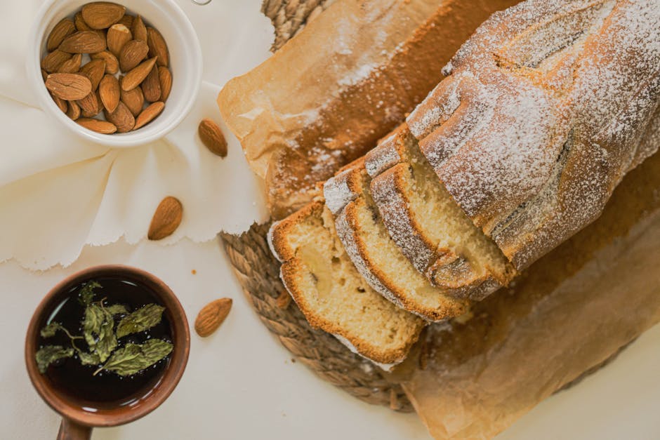 Saftig mandelmelbrød uten gluten