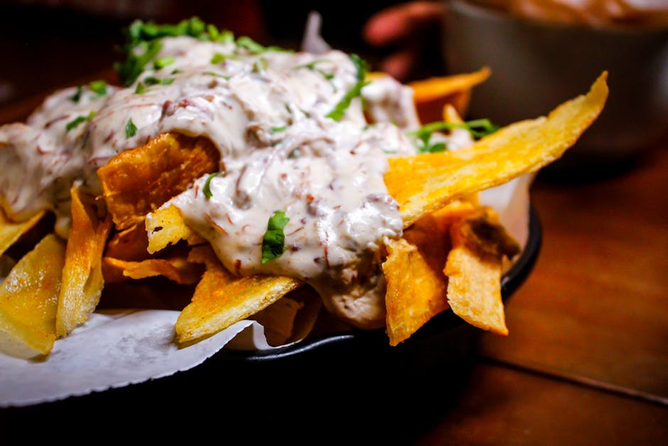 Kremet nachosaus med kjøttdeig og grønn chili