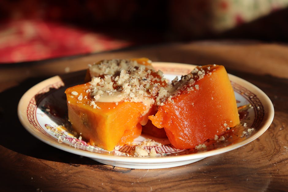 Kremet gresskarmousse med krydder