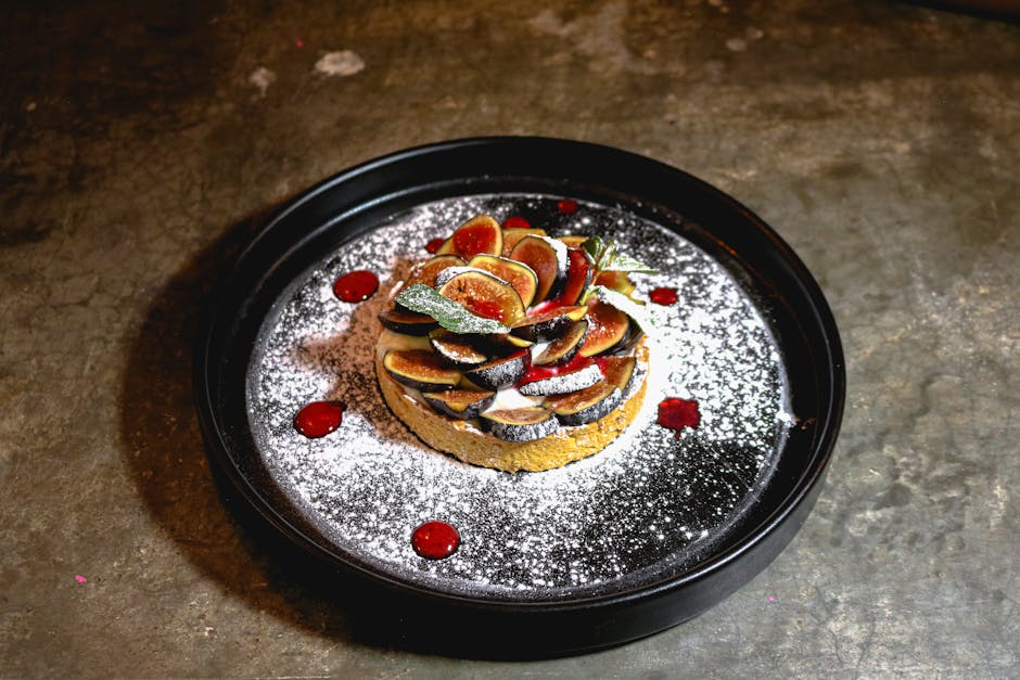 Fikenfluden med sprø deig