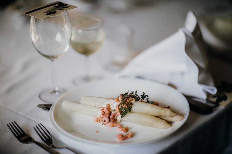 Morell- og aspargesstuing