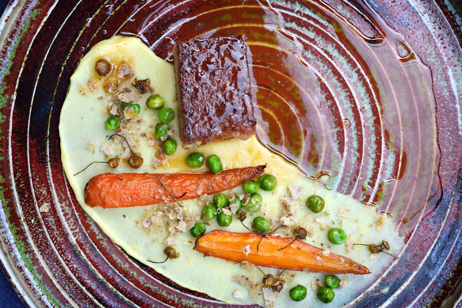 Sorghum-glaserte babygulrøtter med bourbon