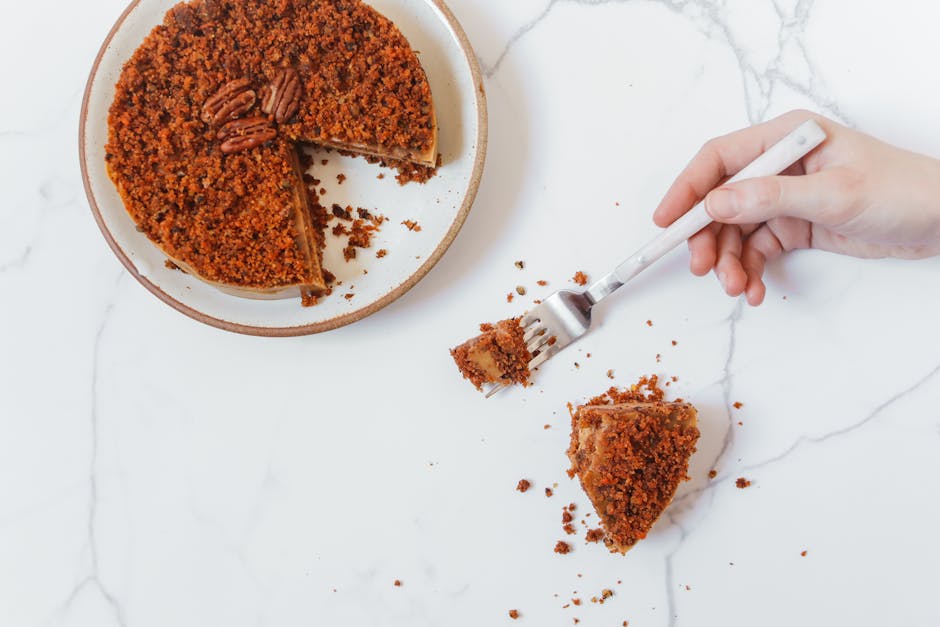 Søtpotet- og eplegrateng med pekannøtter