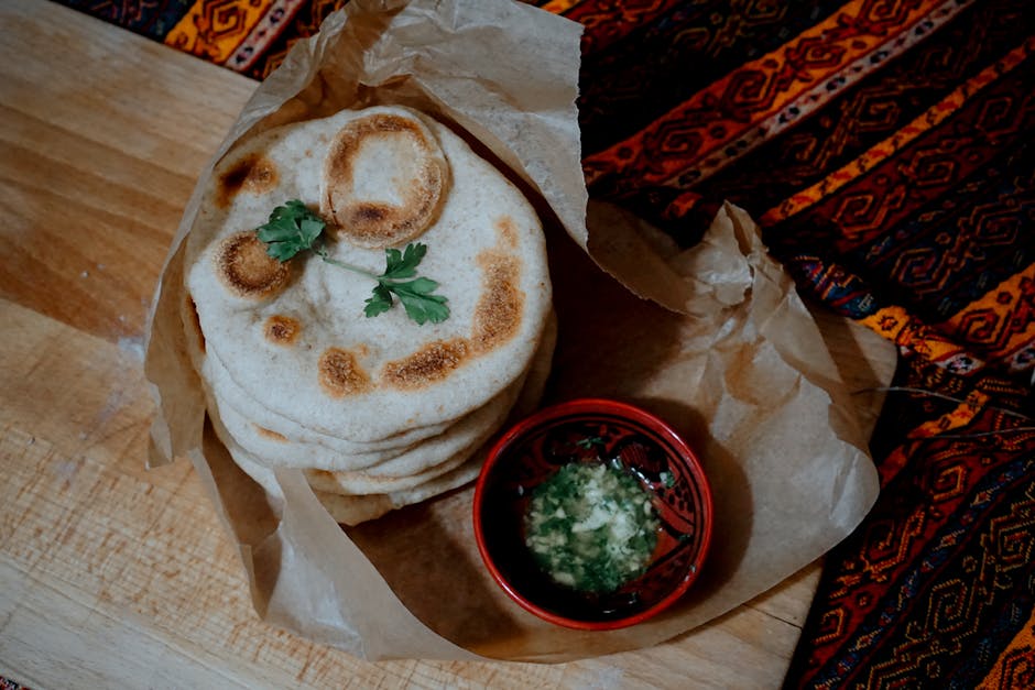 Flatbrød med koriander og spisskummen