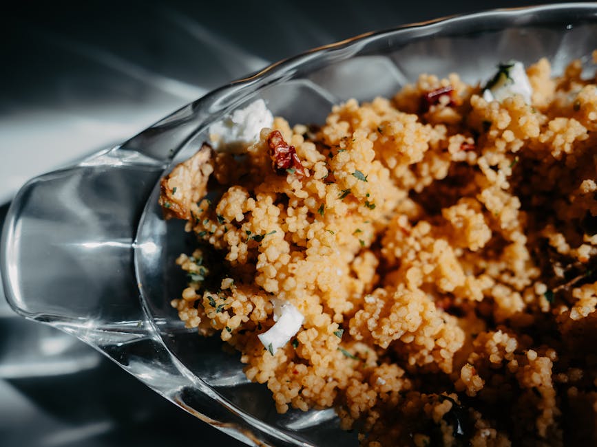 Couscous med ristede mandler og korinter