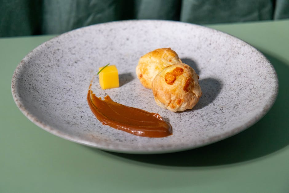 Stilton-ostebomber (Choux-bakst)