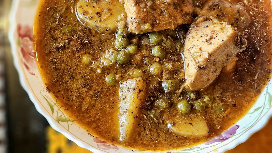 Erter- og potetmasala med tofu