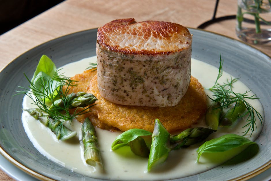 Svinefilet med rosmarin- og eddiksaus