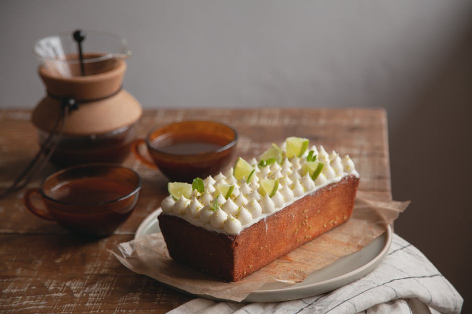 Saftig pepperkake med sitronkrem