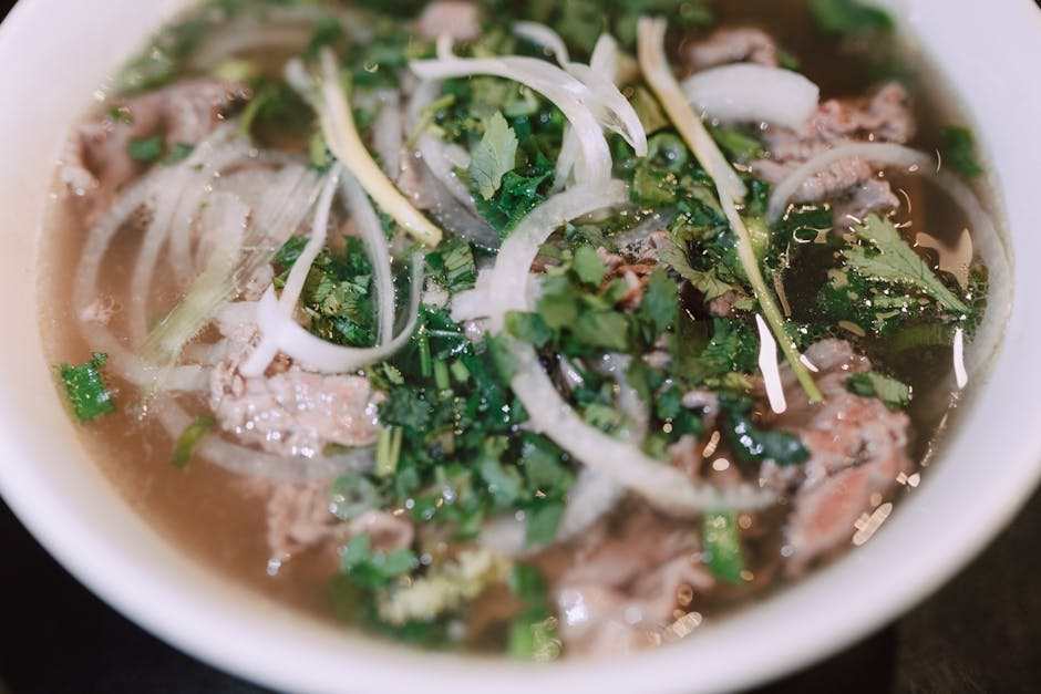 Hanoi biffnudelsuppe (Phở Bò)