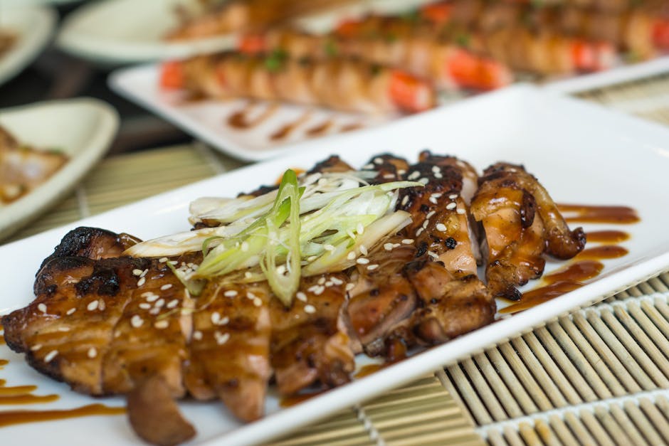 Grillet kylling med frisk soy-lime saus
