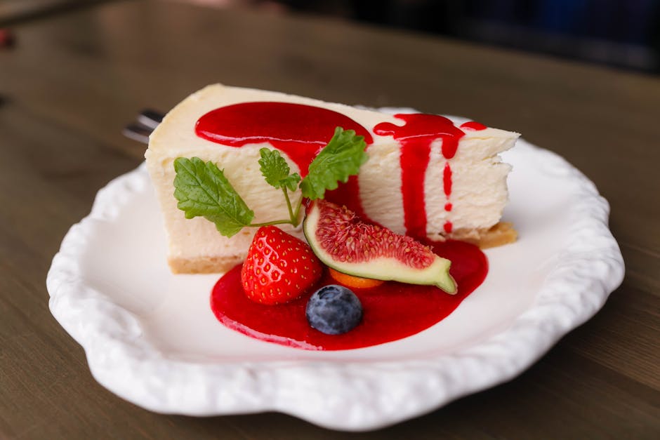 Bringebær- og fikengrateng med rømme