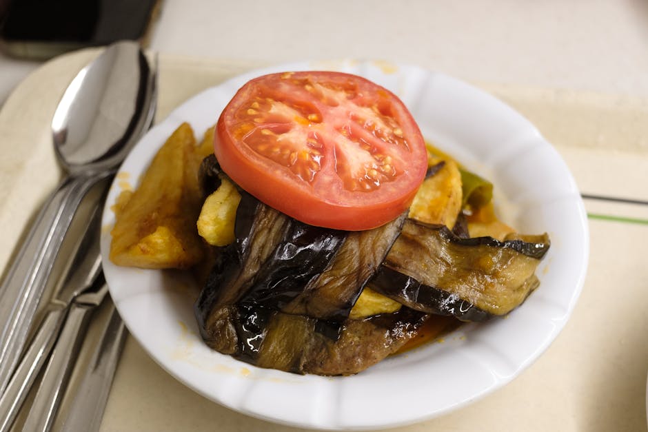 Røykfylt tomatsaus med aubergine