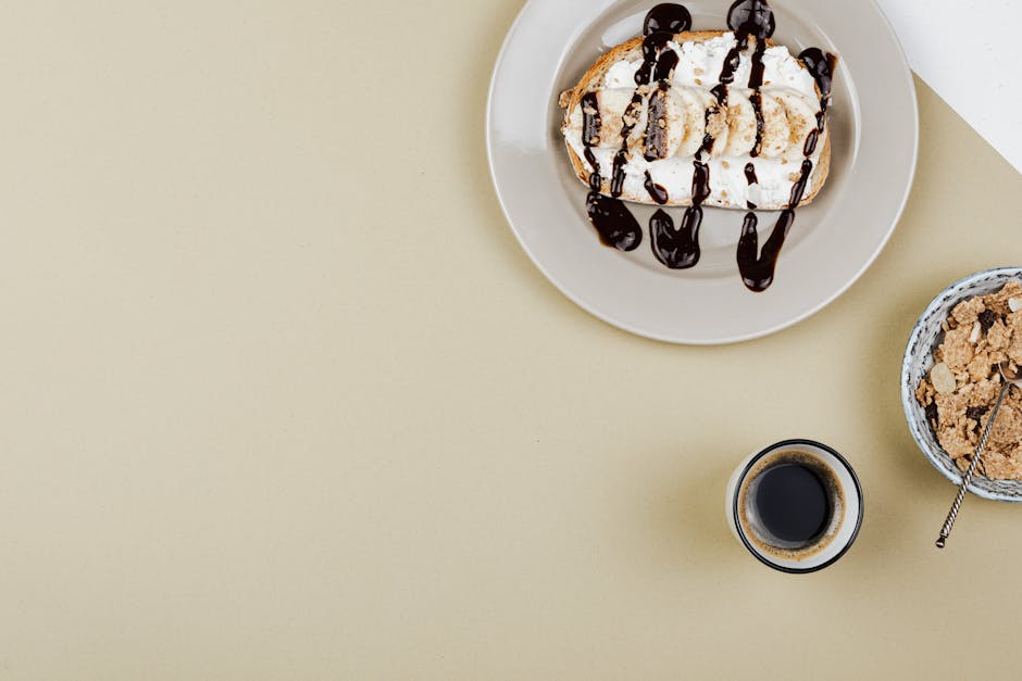 Banan- og espressobrødpudding