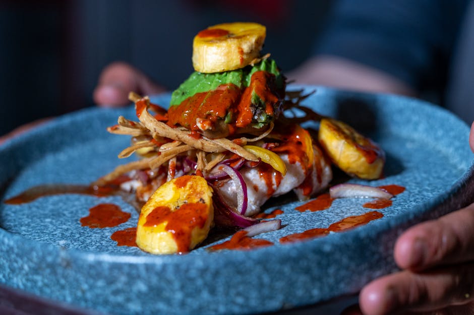 Mahimahi med sitrusaus, eplebananer og macadamianøtter