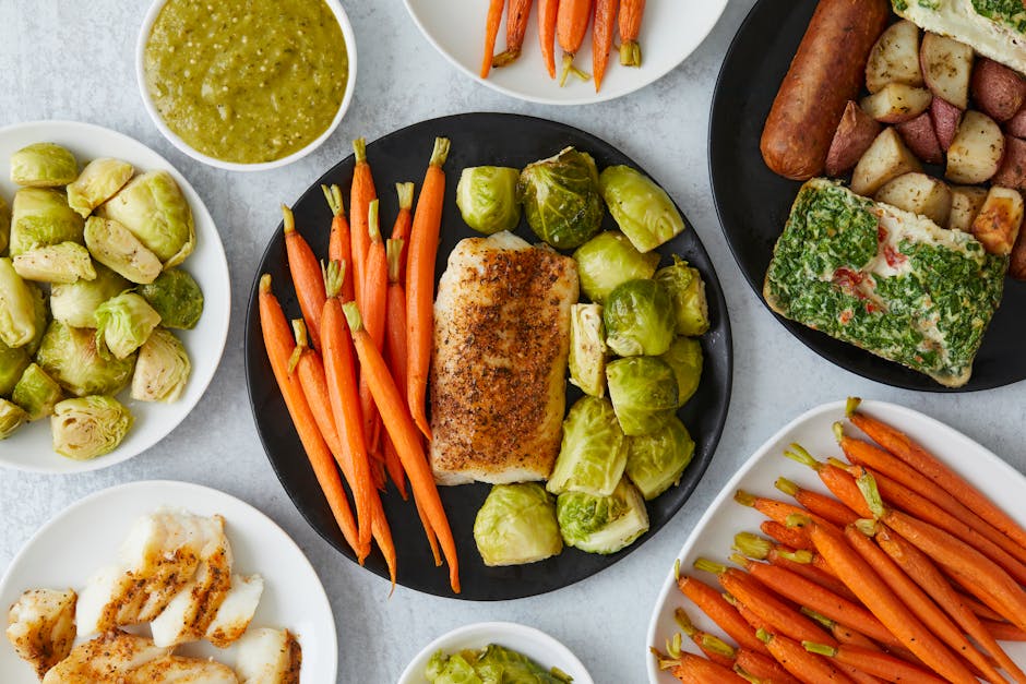 Fisk og grønnsaker med pesto i foliepakker