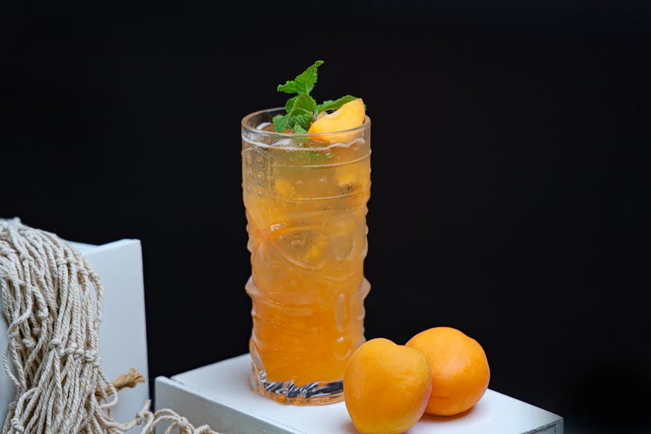 Mor Sherman cocktail med aprikos og appelsin