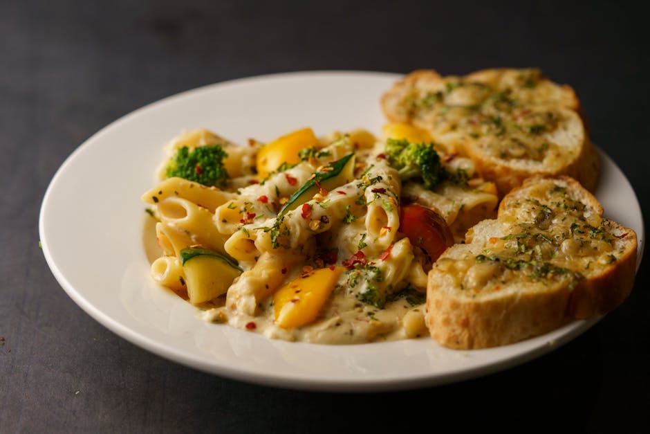 Penne med paprika, ansjos og kapers