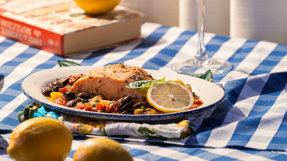 Laks med sprø oliven- og tomatkruste