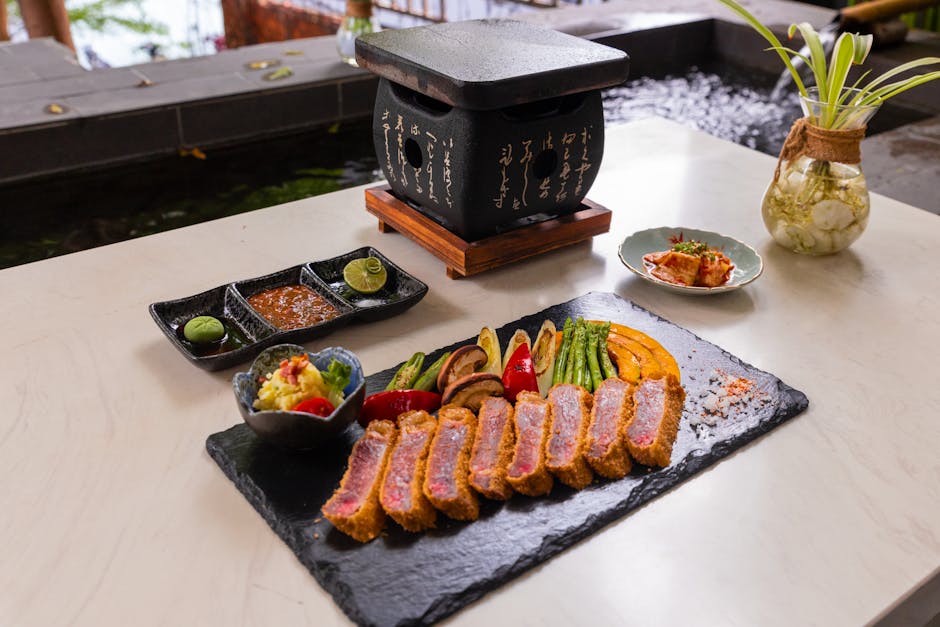 Pepperstekt tunfisk med ingefær-wasabi-dipp