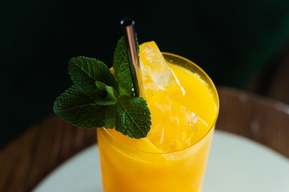 Forfriskende appelsin- og myntejulep