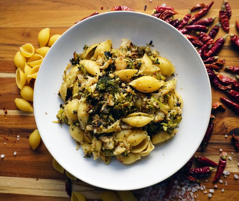 Orecchiette med brokkoli og parmesan