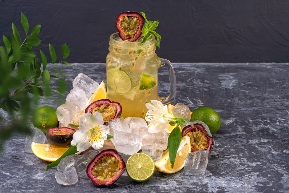 Hjemmelaget pasjonsfruktsirup