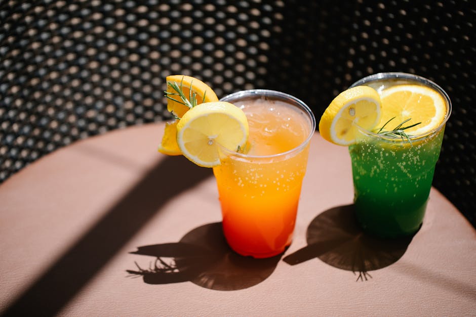 Manhattan Cooler med appelsinspiral